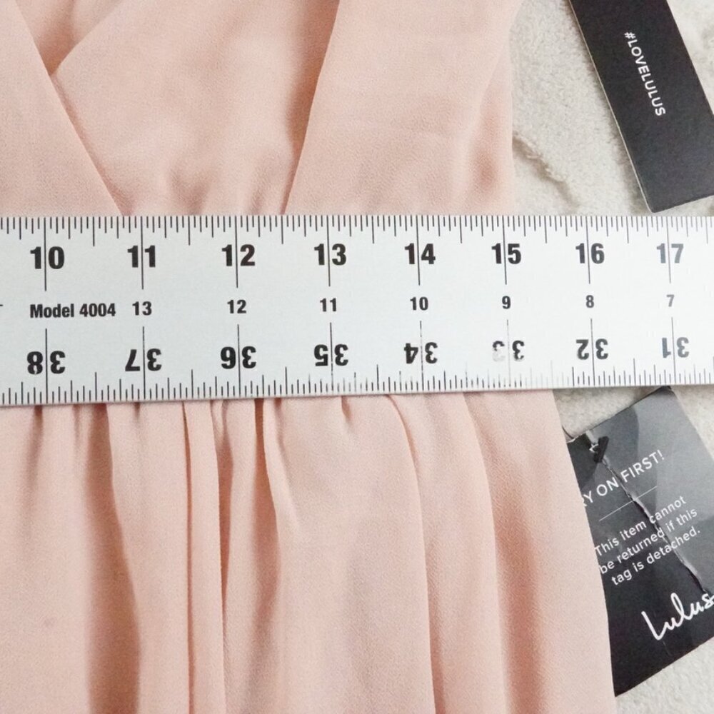 Lulu's Lost in the Moment Maxi Dress Womens Medium Cocktail Preppy Formal - Picture 6 of 11